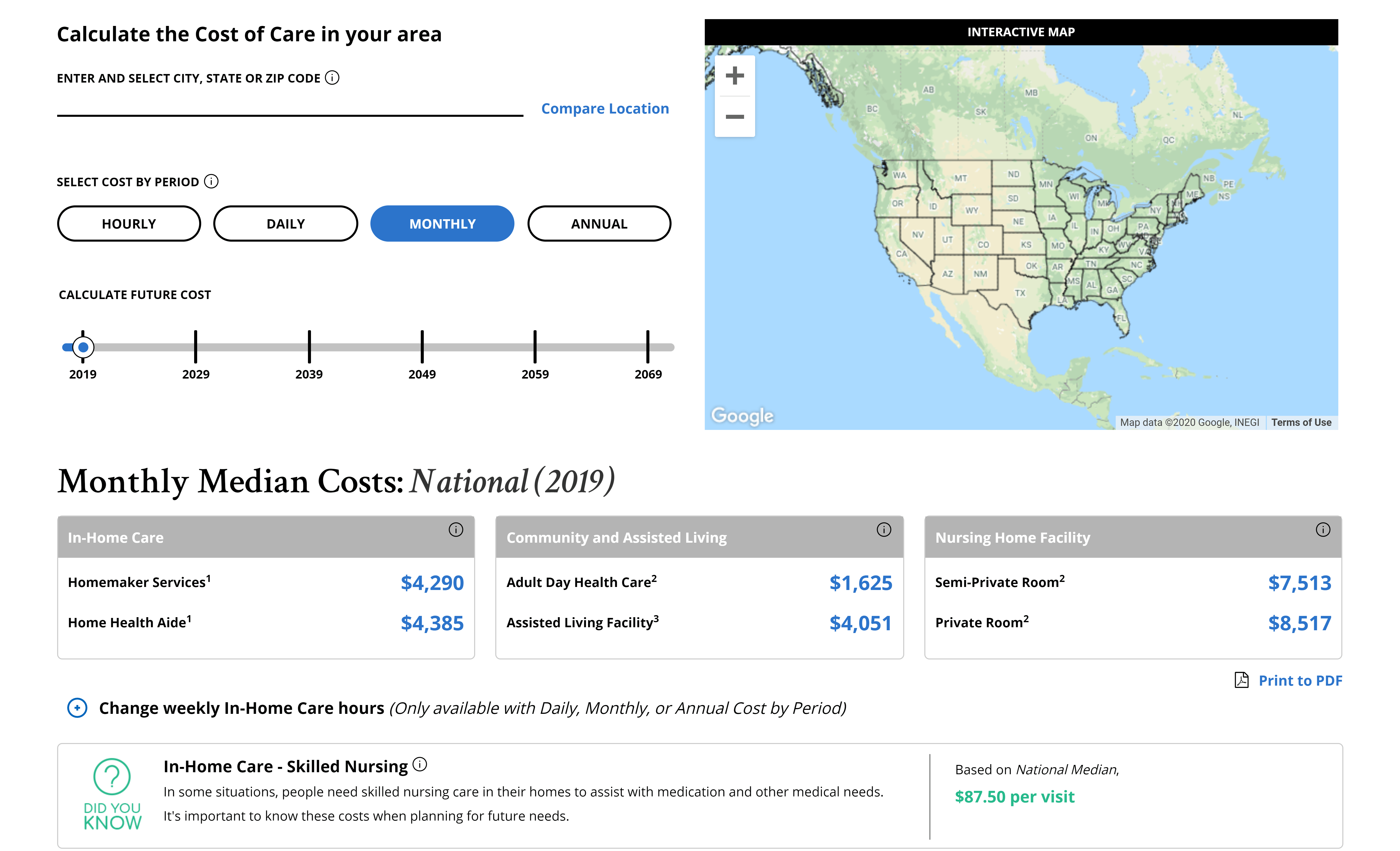 Genworth Cost Of Calculator